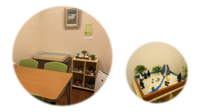 カウンセリングルームの室内風景です。