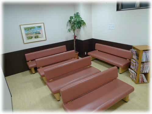 松田心療内科の待合室です。